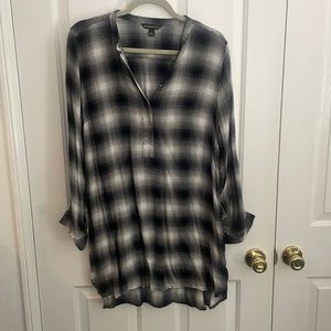 Plaid top by Rock & Republic XL